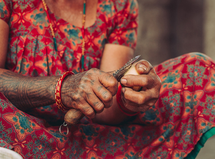 Kuchařka šmrncnutá Nepálem a Indií