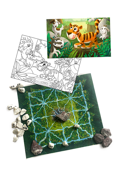 Desková hra TYGŘI A KŮZLATA 